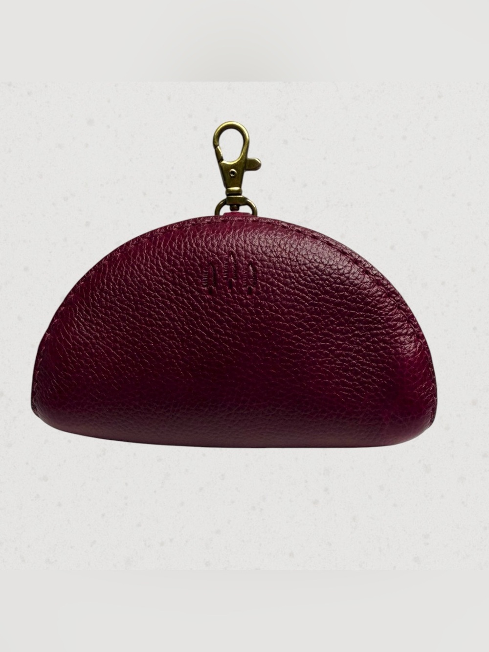 Portland Leather Sunset Pouch in Orchid